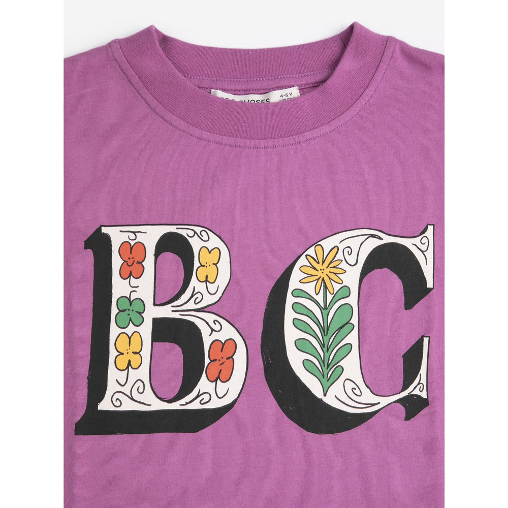 Køb Bobo Choses Purple Spring Letters T-Shirt