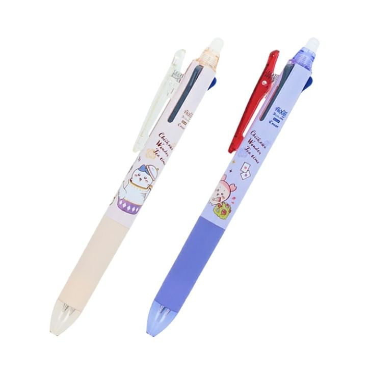Sun-Star Stationery - Chiikawa Frixion 3-kleuren balpen