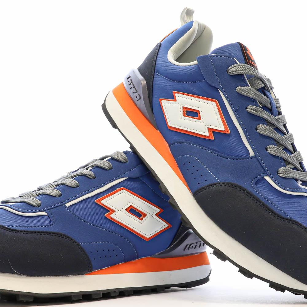 Lotto Baskets Bleu/Blanc/Orange Homme Lotto Twenty 5
