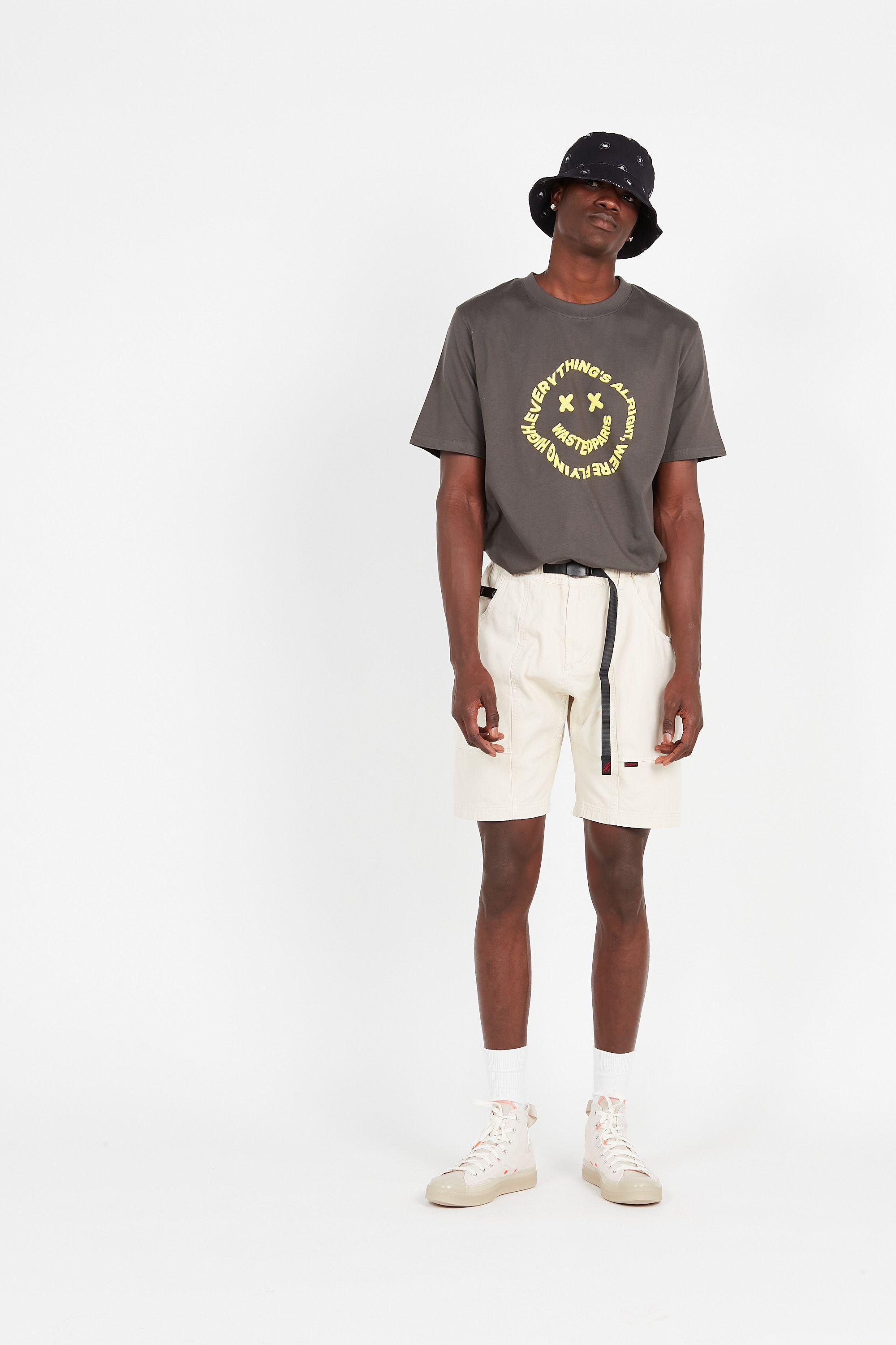 WASTED T-shirt ALRIGHT Gris