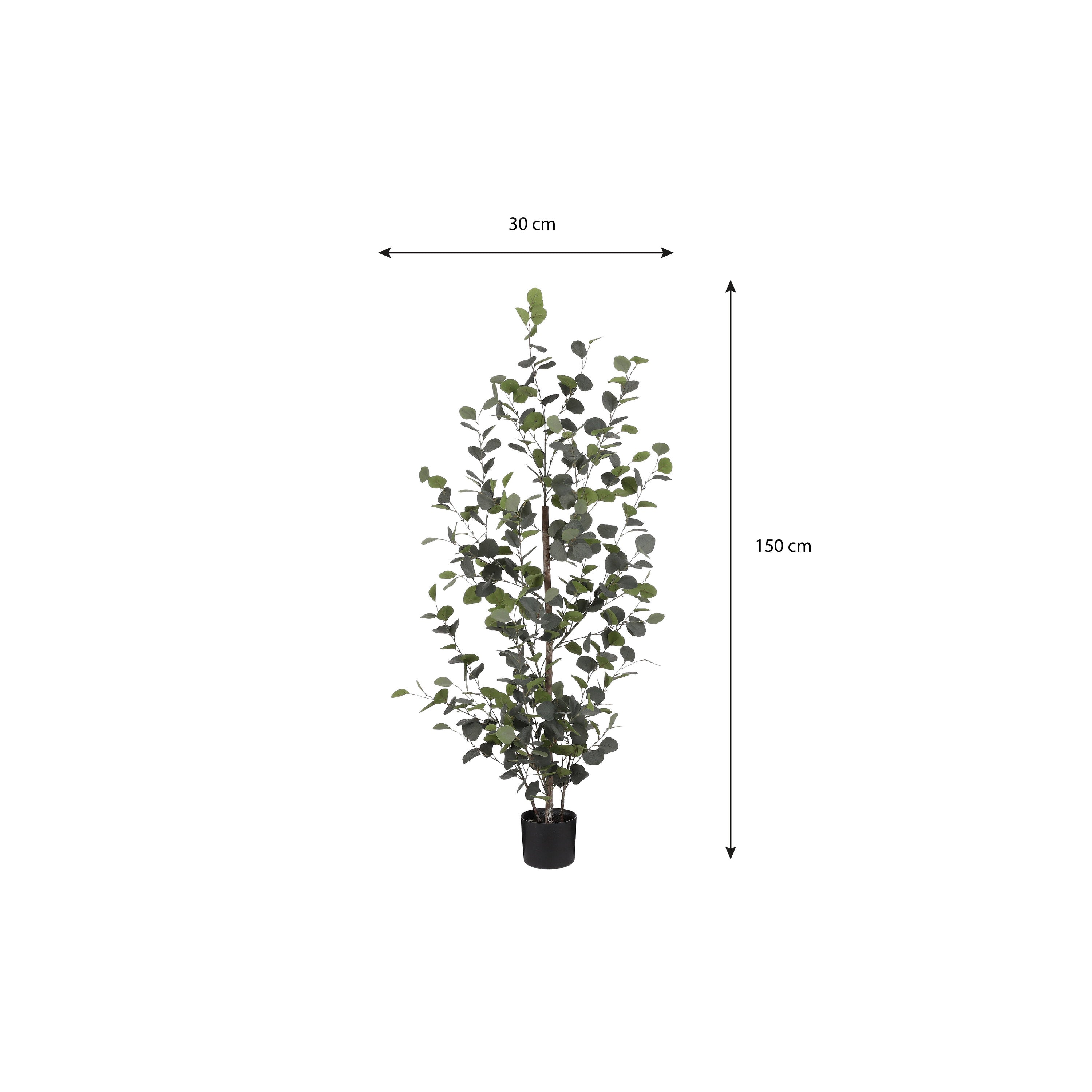 Mica Decorations Eucalyptus in pot groen - h150xd30cm