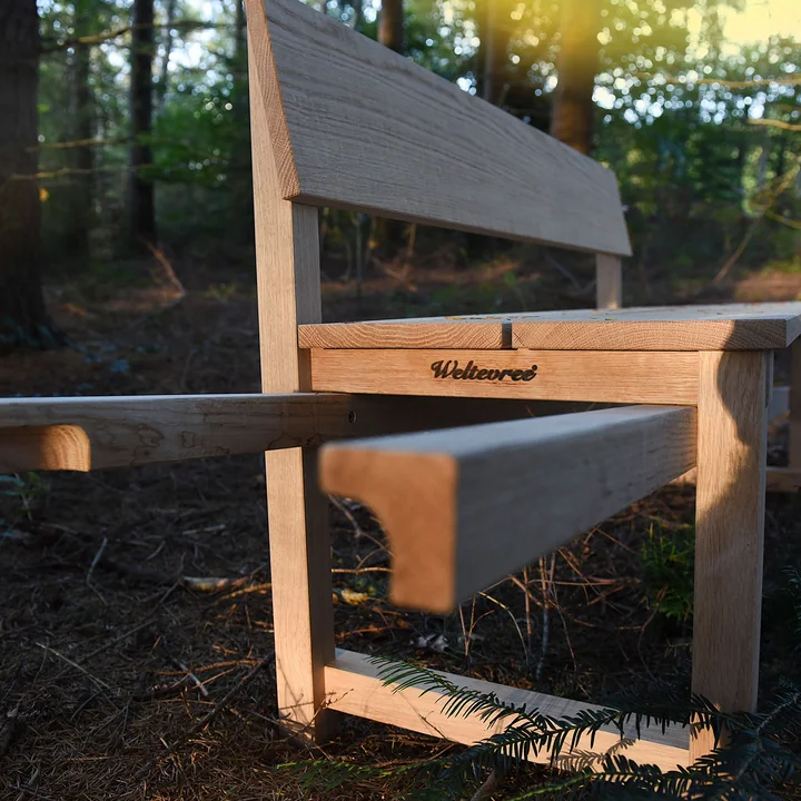 Weltevree - Wheelbench, Eiche natur