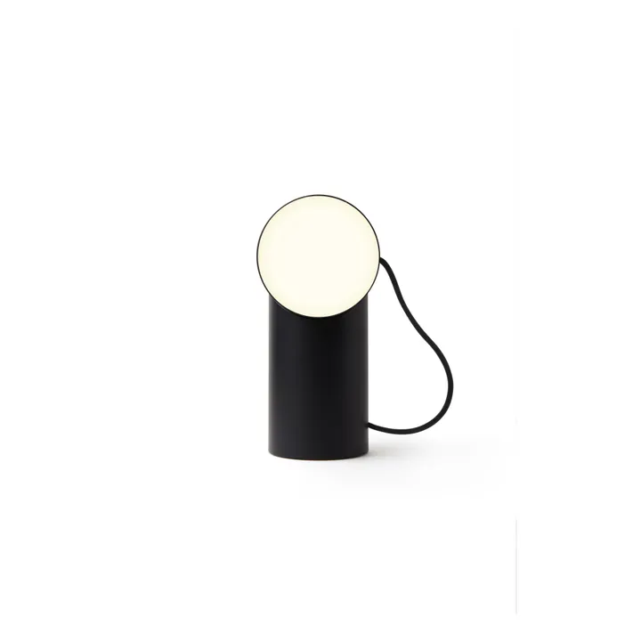 Lexon Lampe LED à poser Orbe | Noir