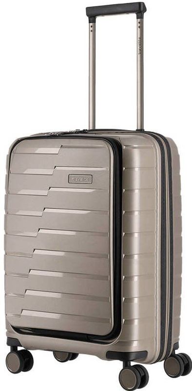 Air Base 4 wiel cabinluggage front pocket champagne