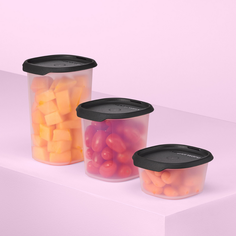 One Touch Fresh® 370 ml Stapelbarer Vorratsbehälter für Mandeln, Schokoladenchips und vieles mehr