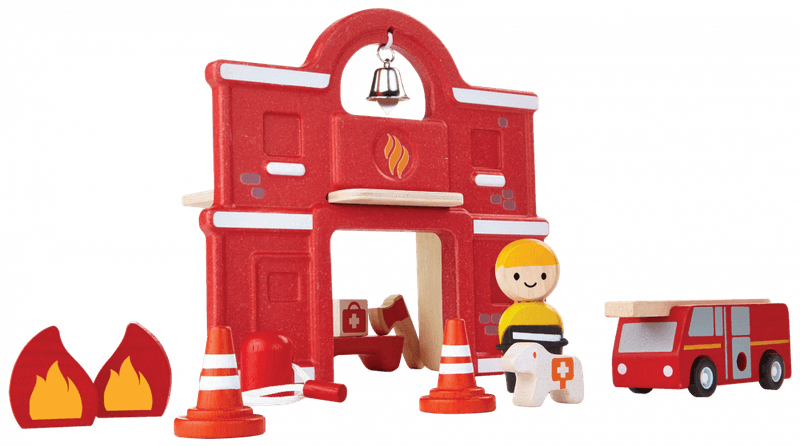 PlanToys Brannstasjon