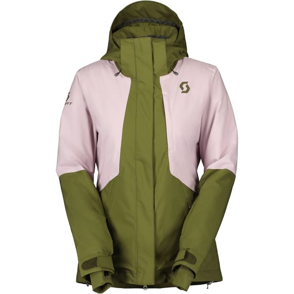 Veste de ski SCOTT JACKET W'S ULTIMATE DRYO 10 FIR GREEN/CLOUD PINK