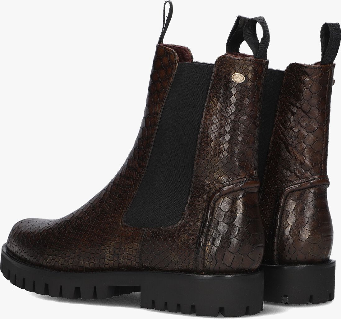 FRED DE LA BRETONIERE bruine fred de la bretoniere chelsea boots minou chelsea