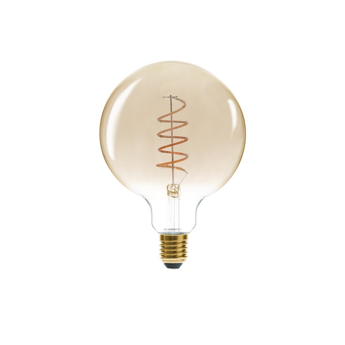 AMPOULE LED TORSADEE AMBRE G125 4W