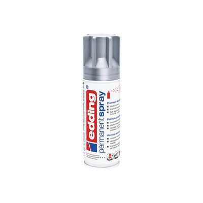 Edding 5200 - Bombe de peinture acrylique - argent - mat - 200 ml