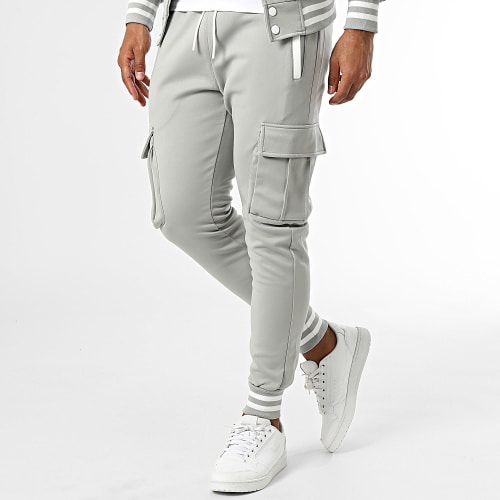 Ensemble Veste Et Pantalon Cargo Gris