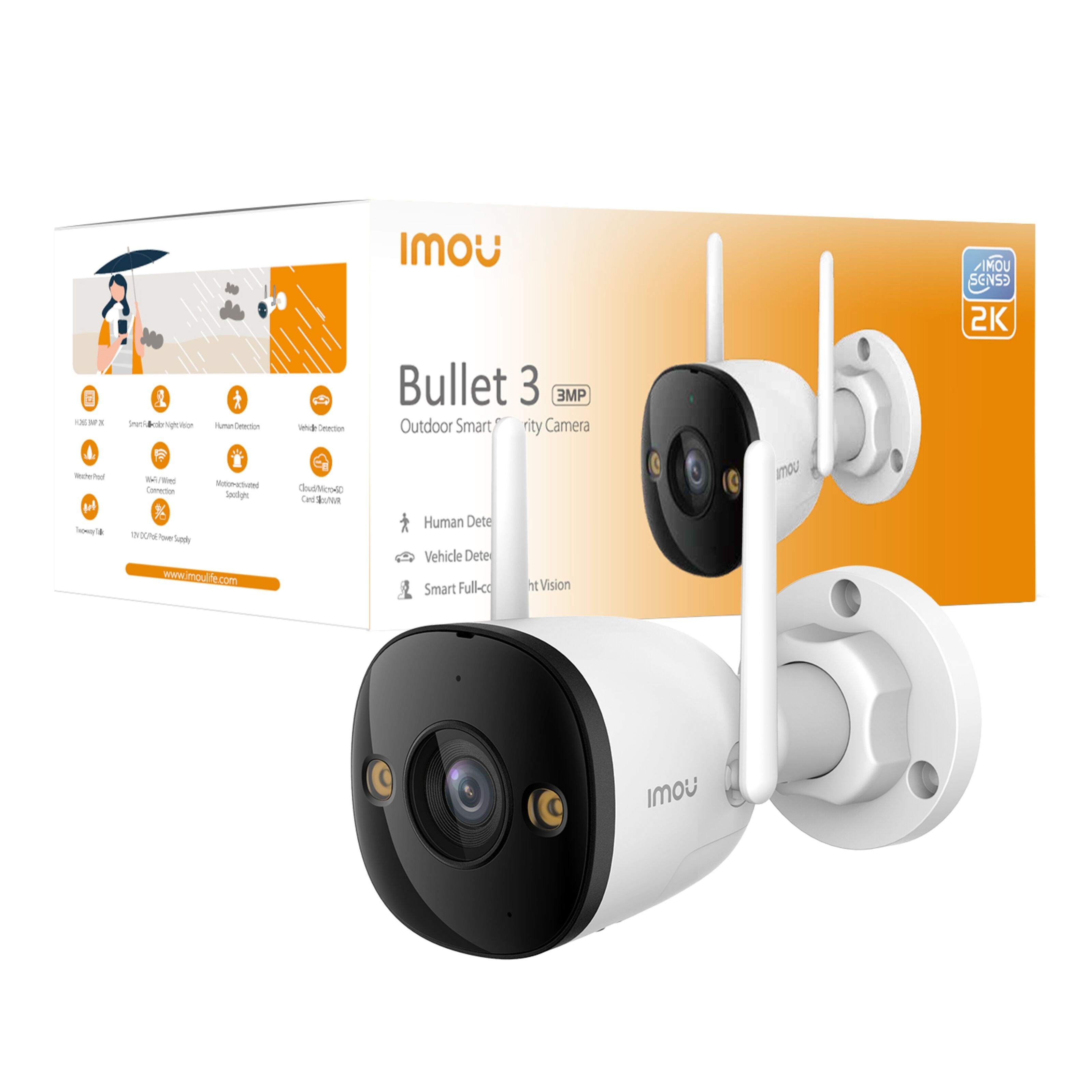 Imou Bullet 3 3 MP Trådløst overvåkingskamera