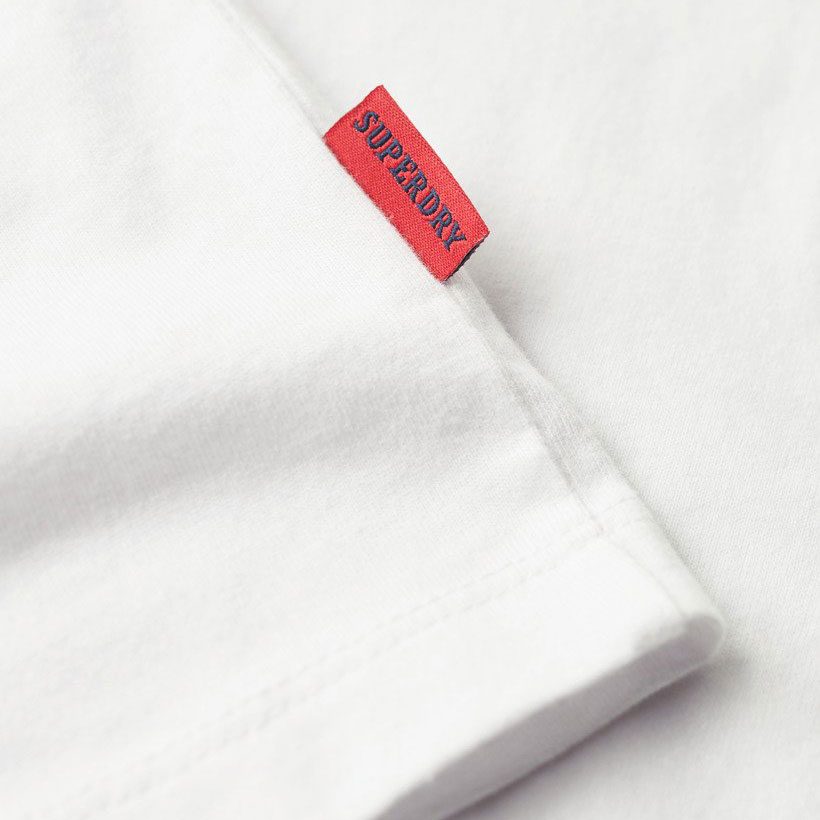 Superdry Essential Logo EMB T-Shirt Herren weiß