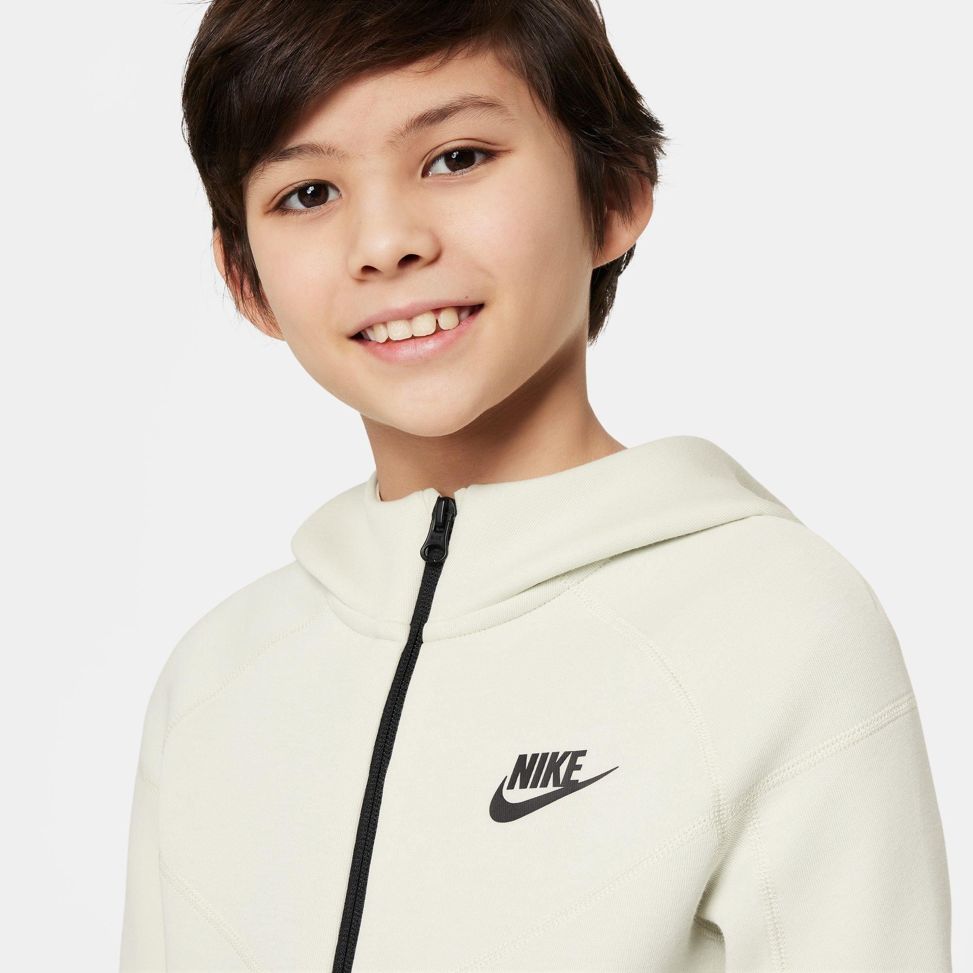 Nike Sportswear Tech Fleece Big Kids Full Zip Hoodie