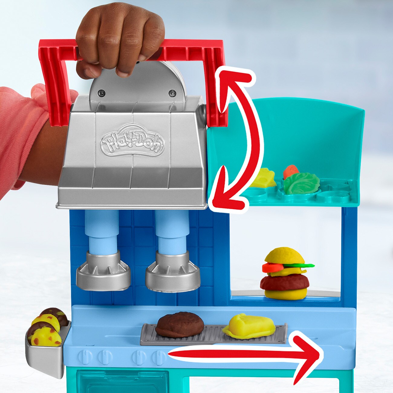 Hasbro Play-Doh Buntes Restaurant Mehrfarbig Knete