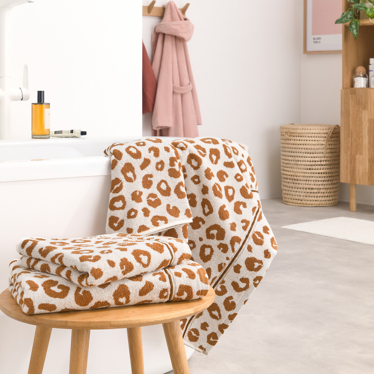 LA REDOUTE INTERIEURS<br>Toalha atoalhada Bouclette, Zani