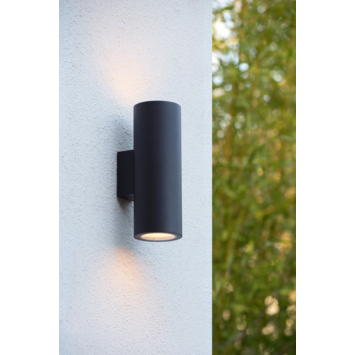 Lucide VOLANTIS wandspot Buiten IP54 Zwart