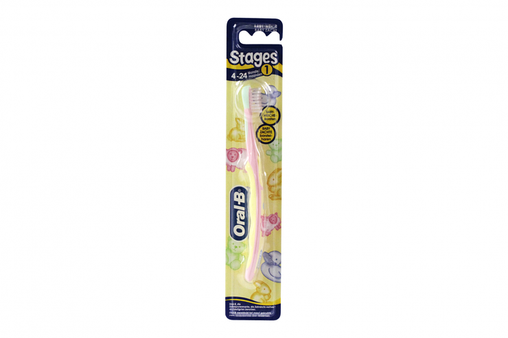 Brosse à dents bébé 4-24 mois Stage 1