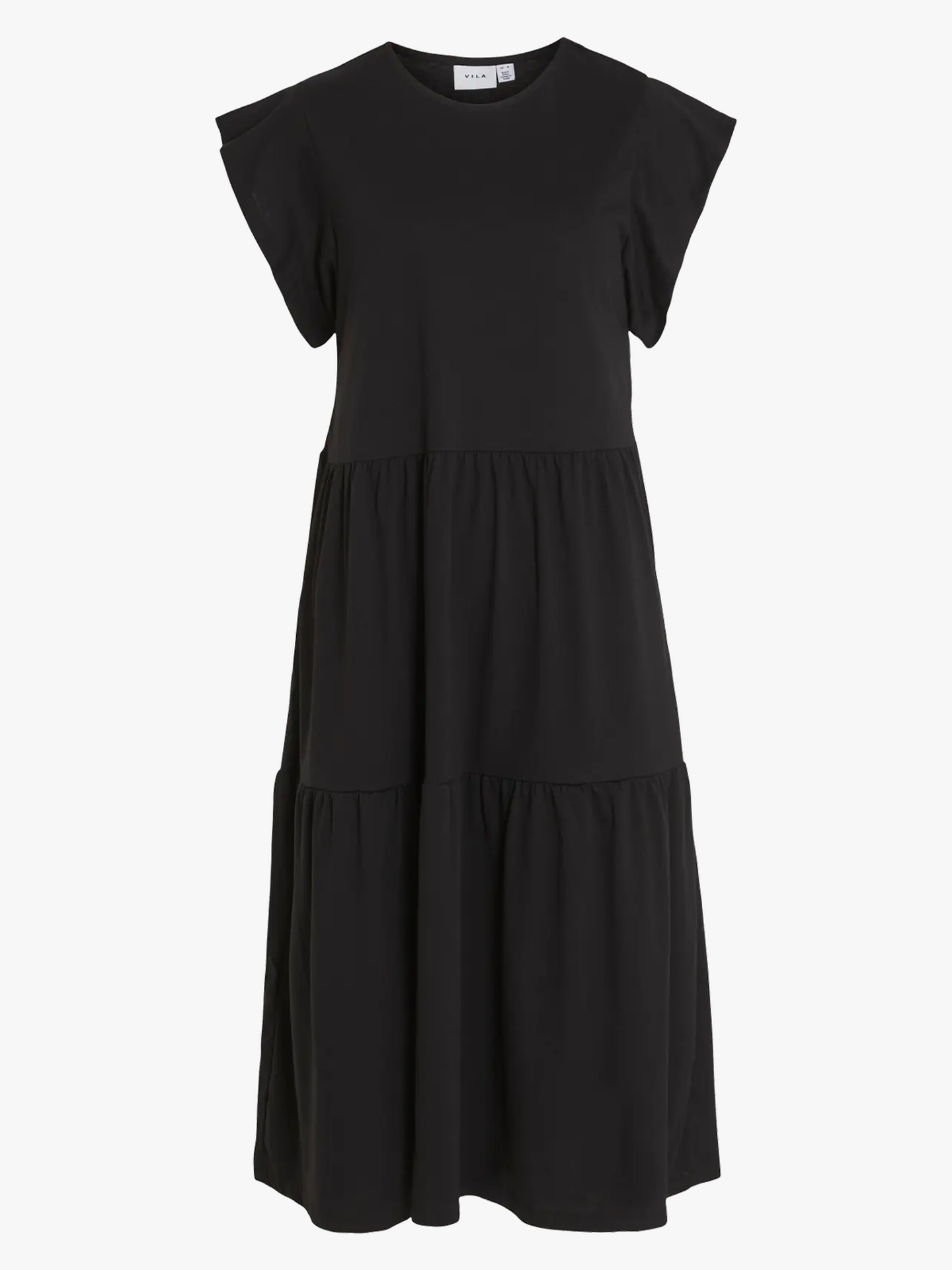 Summer Short Sleeve Midi Dress
