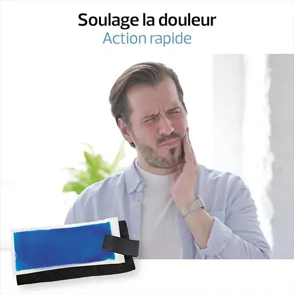 Almofada térmica Actipoche para contraturas musculares, modelo em gel médio