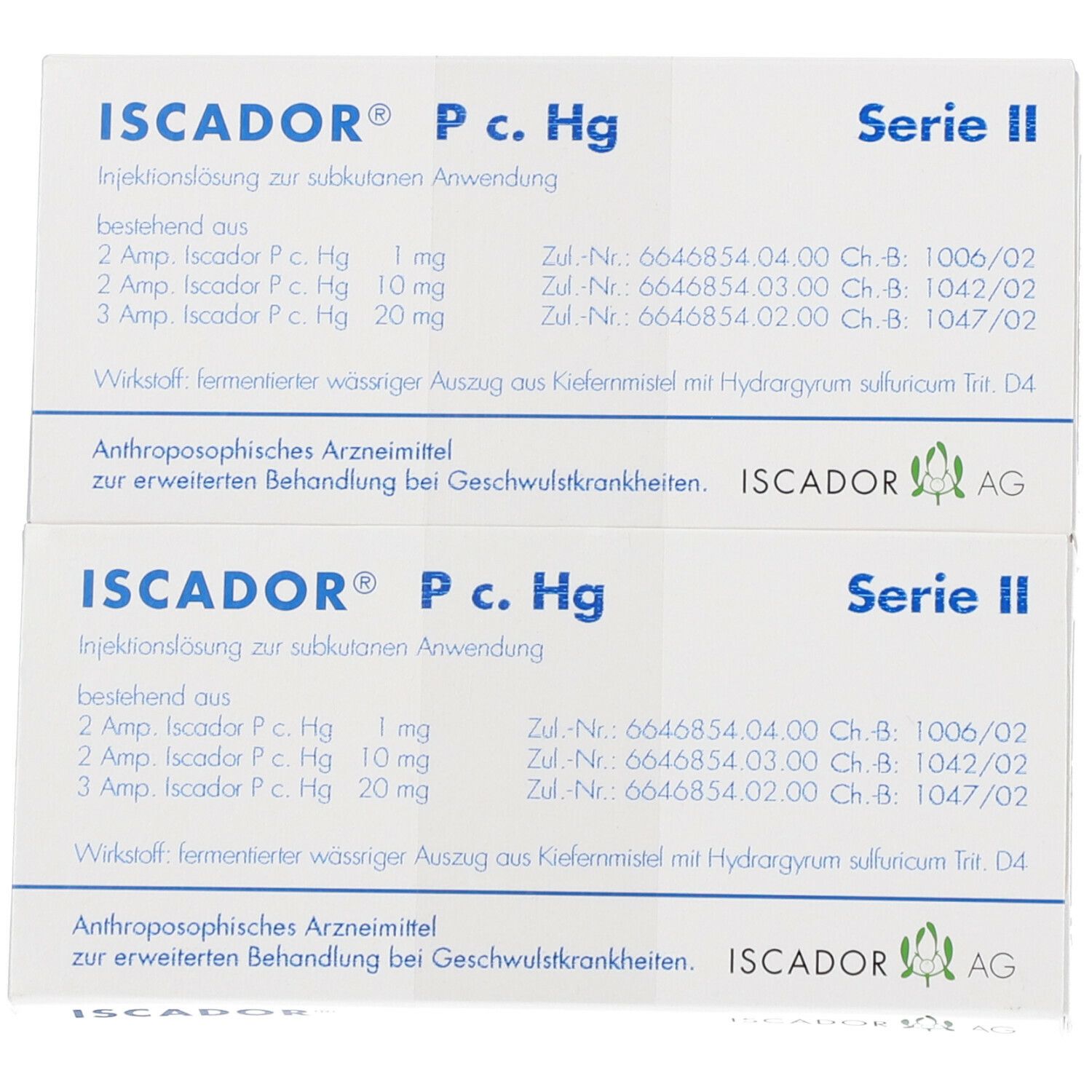 ISCADOR® P c. Hg Serie II