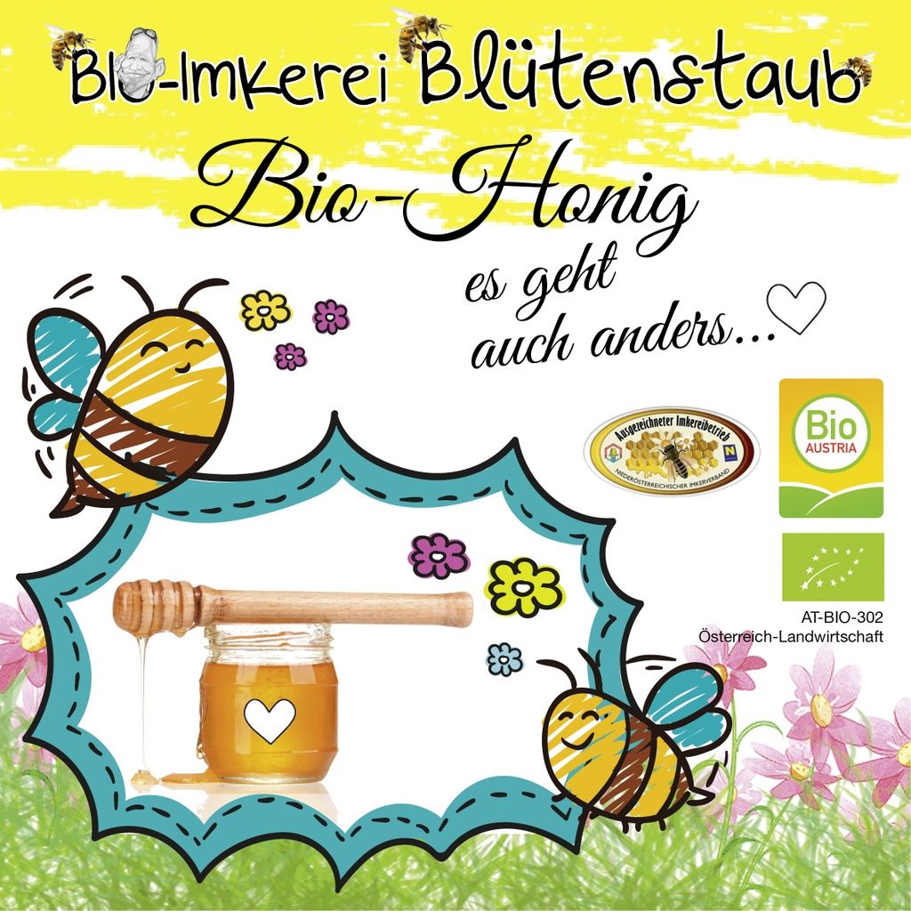 Bio Blütenhonig mit Lavendel von Bio-Imkerei Blütenstaub