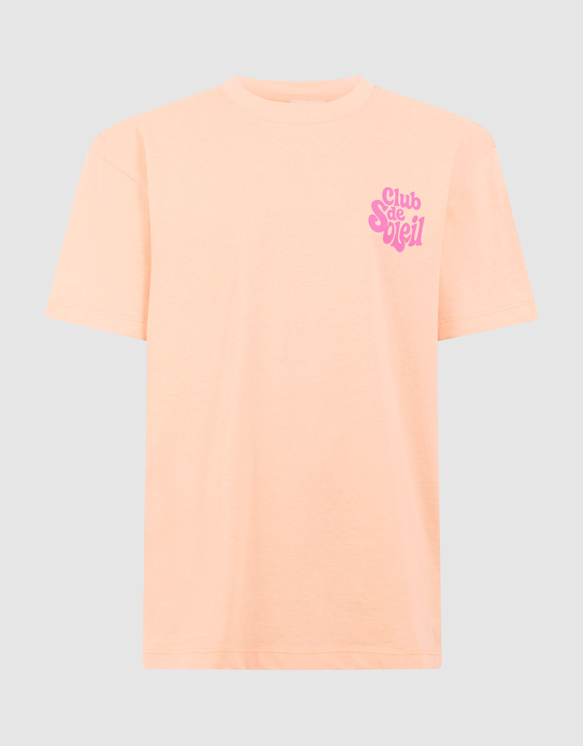 Club De Soleil Artwork T-shirt Lichtoranje