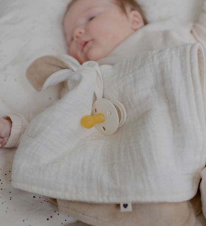 Bibs Schmusetuch - 40x40 cm - Känguru - Ivory/Vanilla