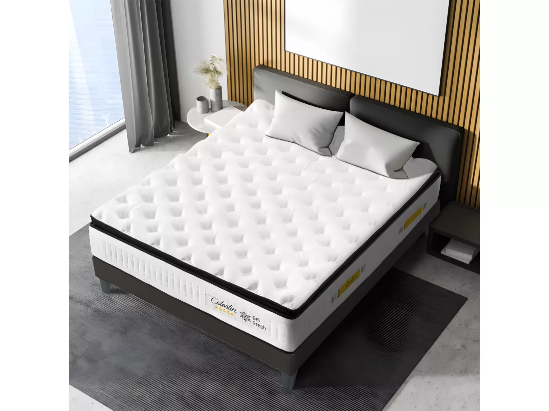 BELLECOUR LITERIE | Matelas CELESTIN 90x190 cm | Mousse avec mémoire de forme