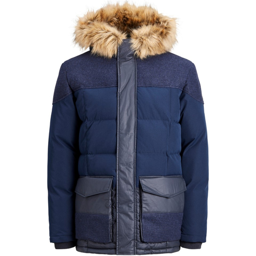 Jack & Jones - 12173240 JPRBLUWOODLAND EXPEDITION PARKA DARK NAVY Azul