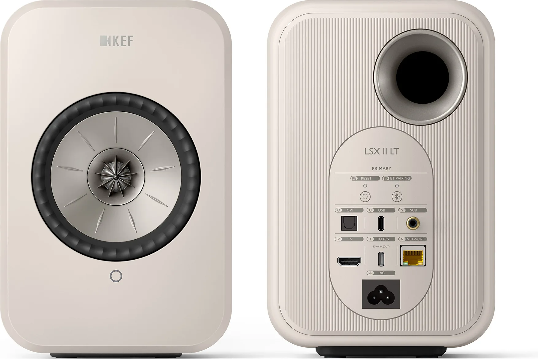 KEF LSX 2 LT Blanc (la paire) Enceintes sans fil hi-fi