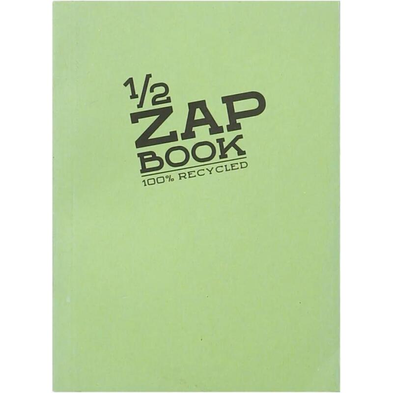 1/2 Zap Book carnet collé 80F A6 80g - Aléatoire