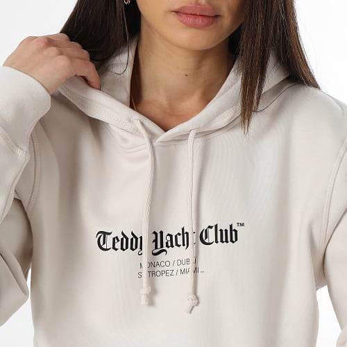Sweat Capuche Femme Art Series 2 Beige Vintage