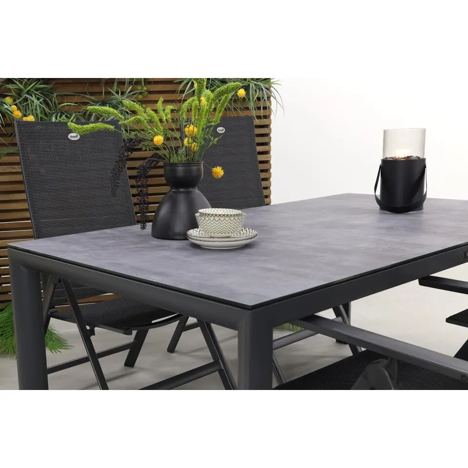 Hartman Napoli/Baltimor 180 cm. verstelbare tuinset - 5-delig