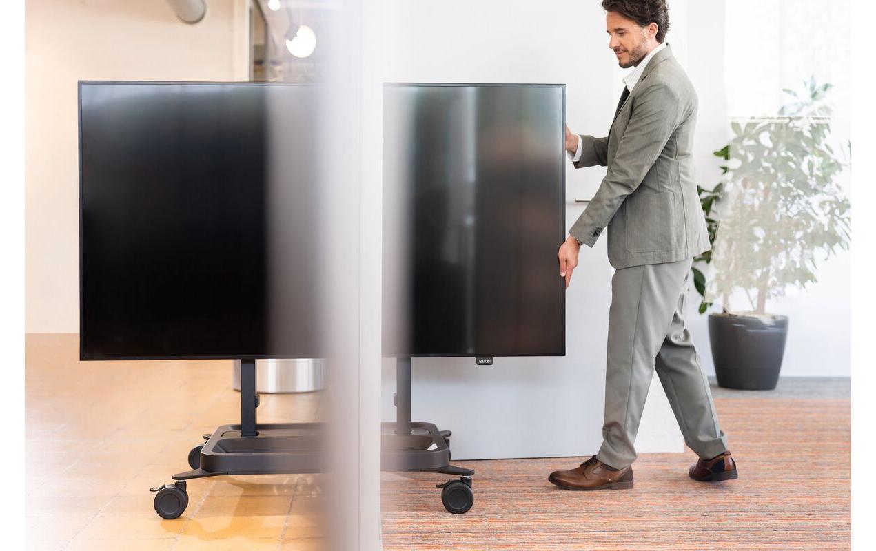 Wandhalterung Trolley PRO RISE5305B Schwarz<br>Trolley mit elektrischem Display Lift