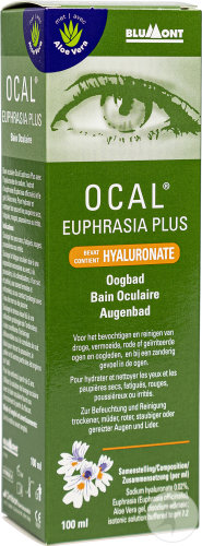 Ocal Euphrasia Plus Bain Oculaire Aloe Vera 100ml