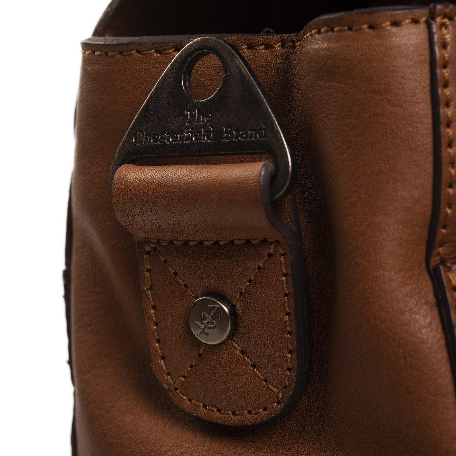 The Chesterfield - Iowa - Leren Laptoptas - Cognac