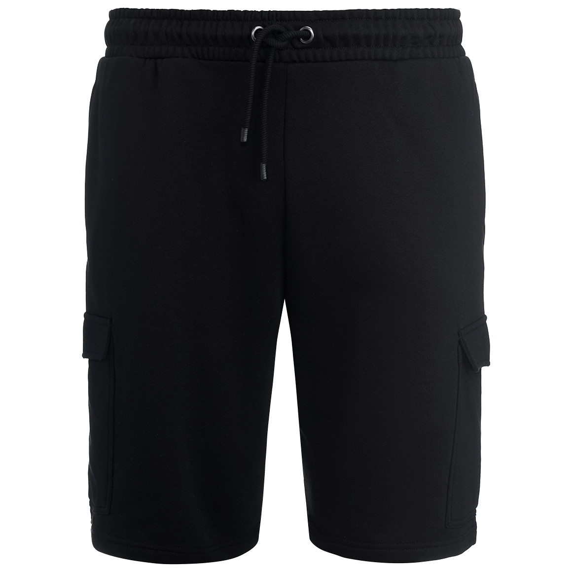 VanVaan Herren Sweatshorts in Unifarben schwarz