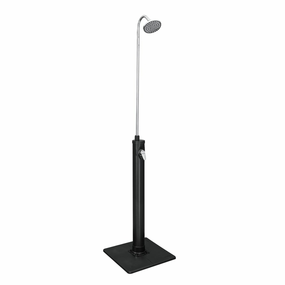 Douche d'extérieur solar flow noir 8 l