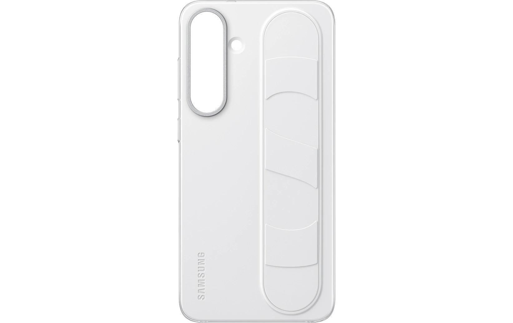 Back Cover Standing Grip Galaxy S25+ WeissSchutzhülle für das Samsung Galaxy S25+