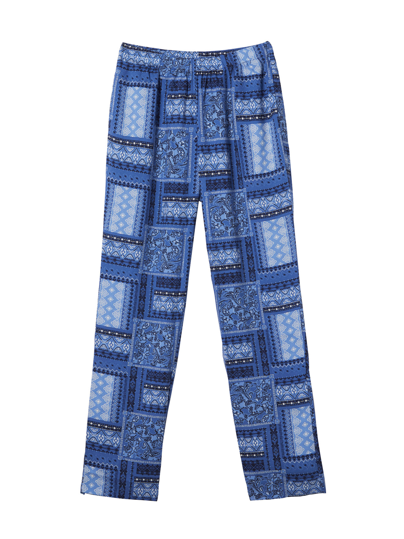 Pantalon fluide entièrement élastiqué