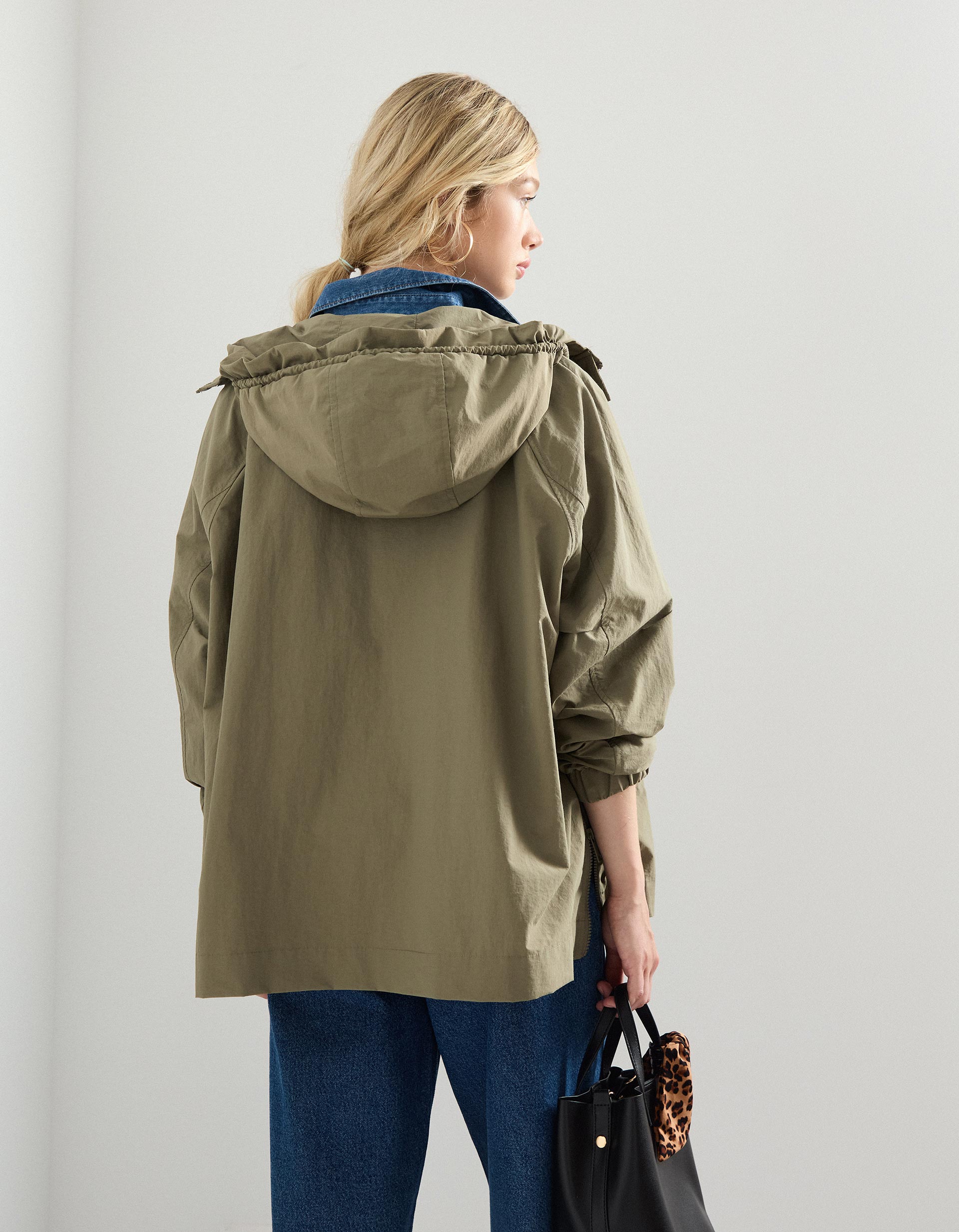 Parka com Capuz, Mulher, Verde