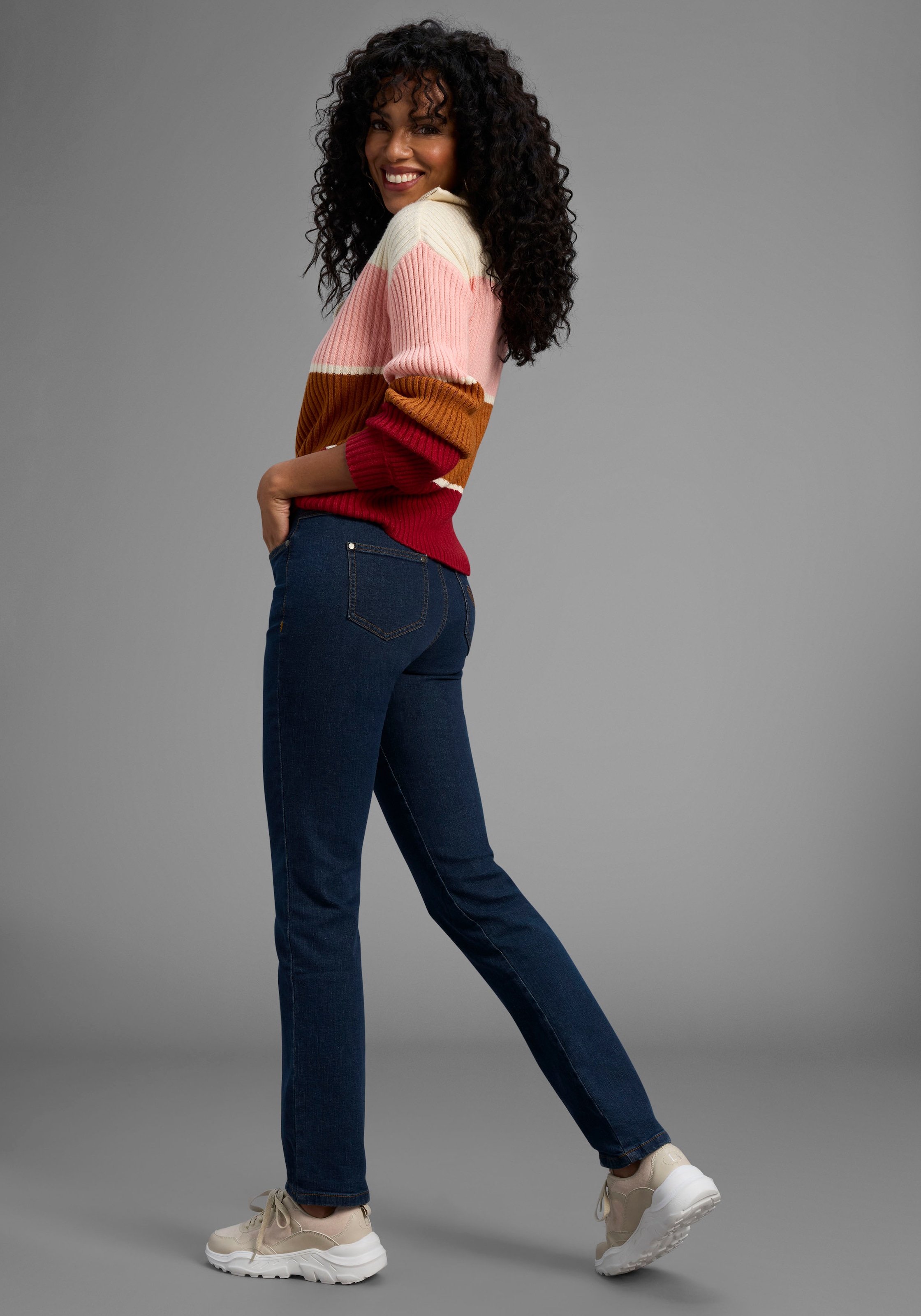 Arizona Gerade Jeans »Comfort-Fit« High Waist