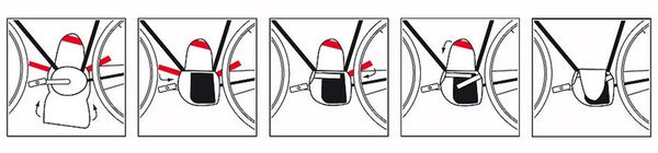 MOTOR COVER Schutzhülle für E-Bike-Mittelmotoren  schwarz