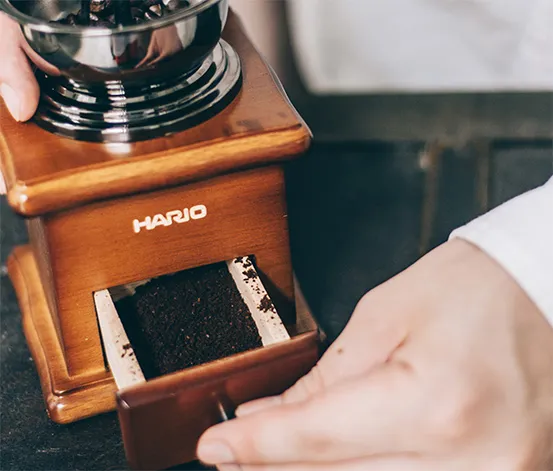 Traditionelle Handmühle, Hario