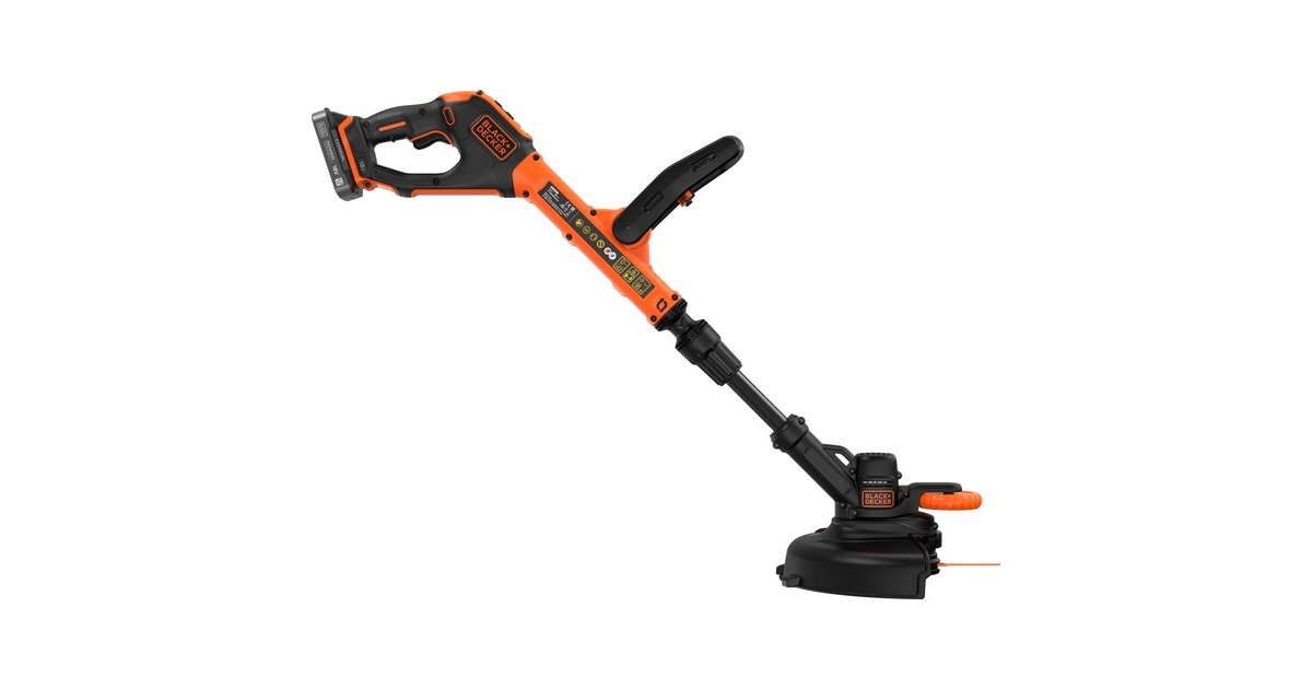 BLACK+DECKER18V AFS grastrimmer met accu  (Zwart/oranje, 28 cm accu inbegrepen)