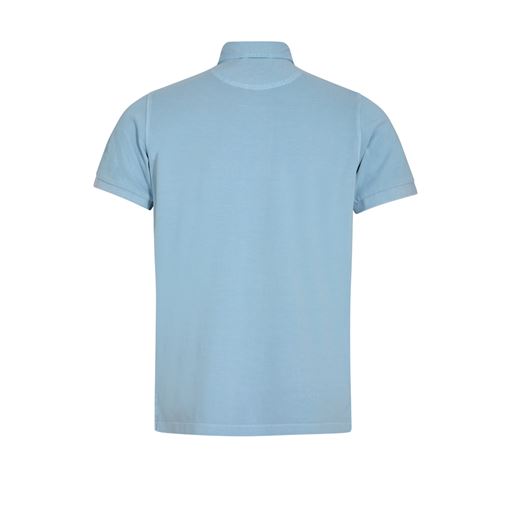Mos Mosh Gallery Harvey Faded Polo, Light Blue, L