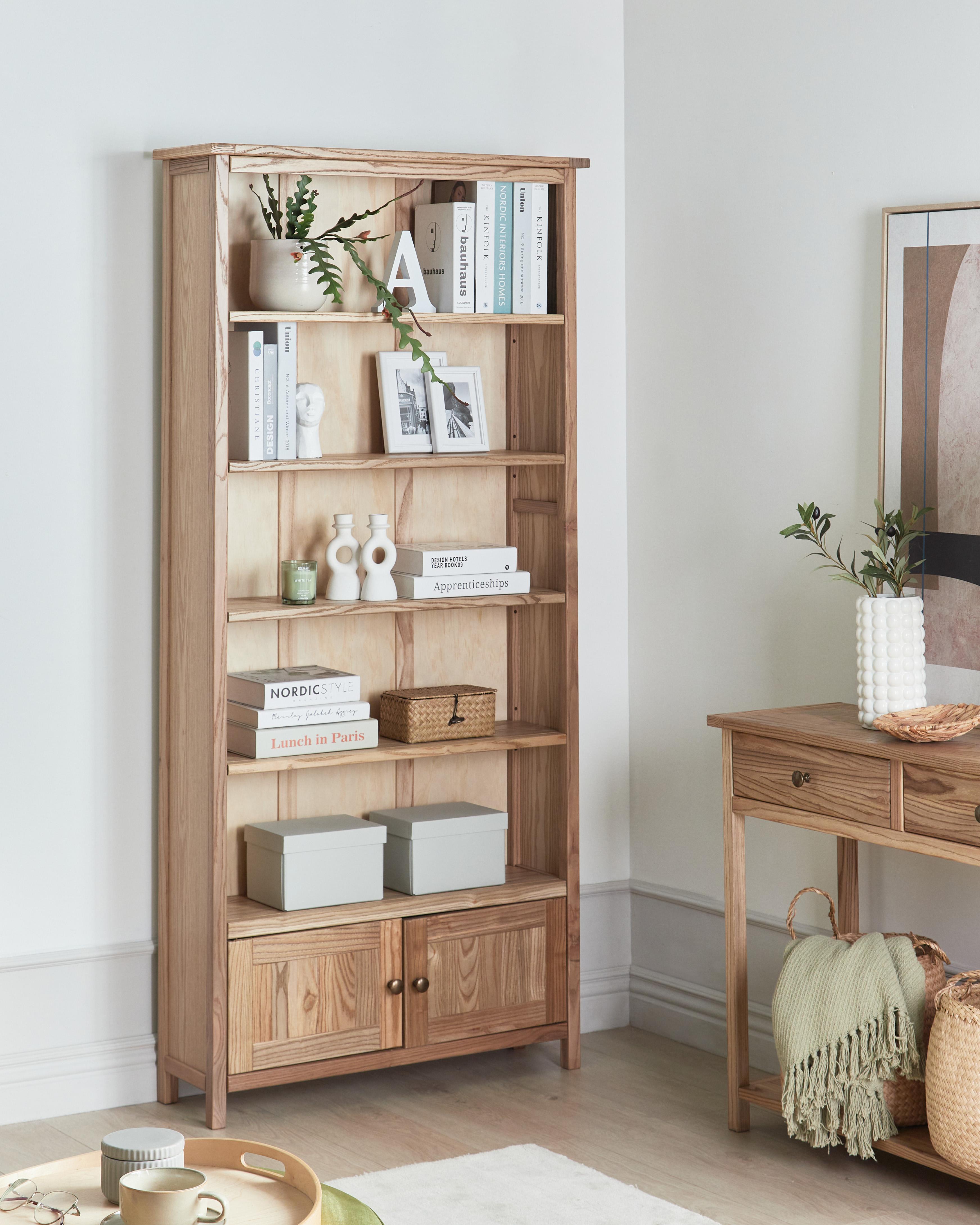 Boekenkast SALTON Sassafras 179 cm Bruin