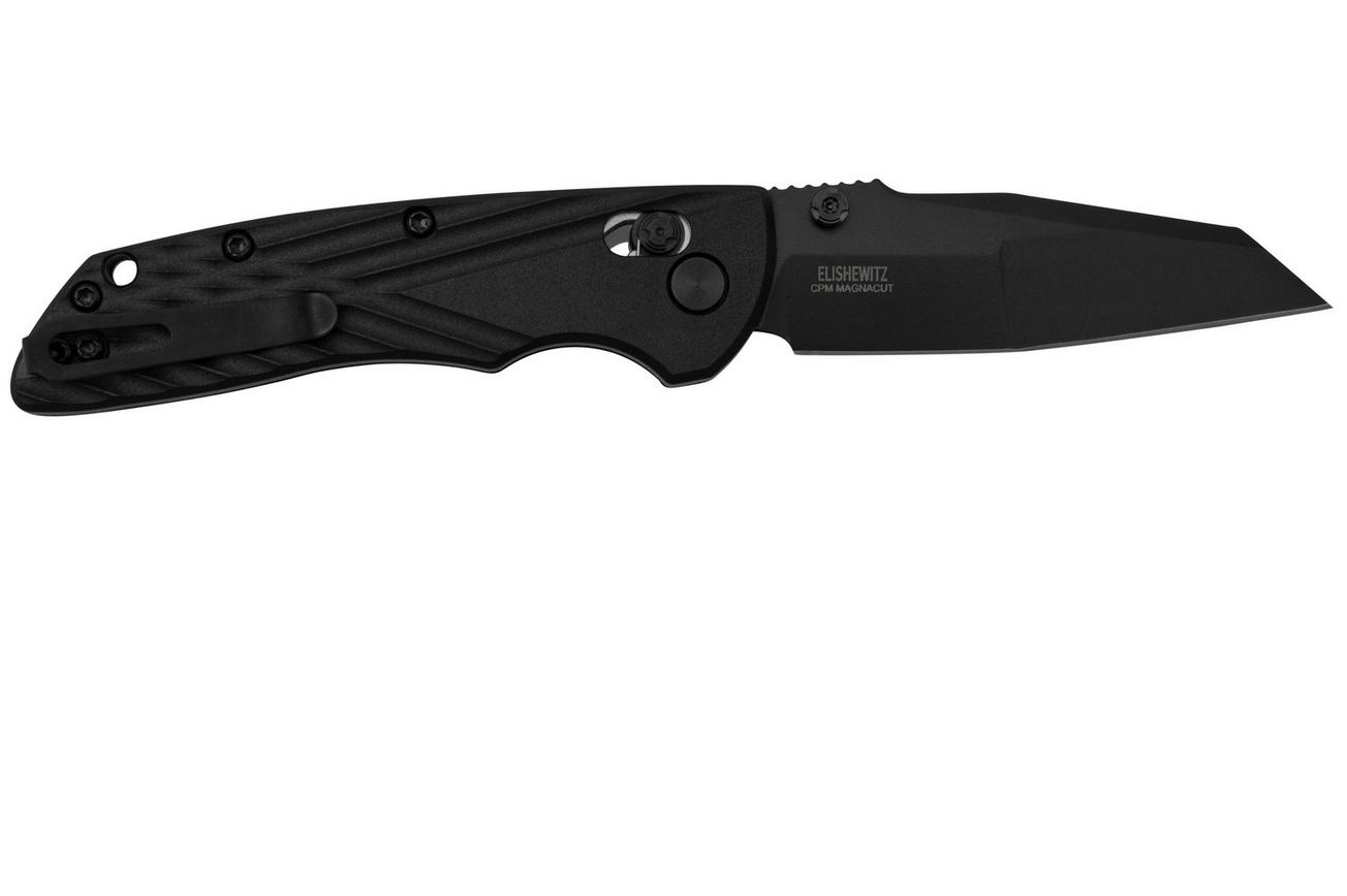 Hogue Deka 24366, All Black Polymer, Magnacut Wharncliffe, zakmes