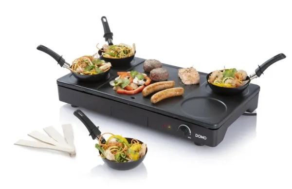 Domo DO8712W, 1000 W, 520 mm, 280 mm, 82 mm, 2,4 kg, 558 mm